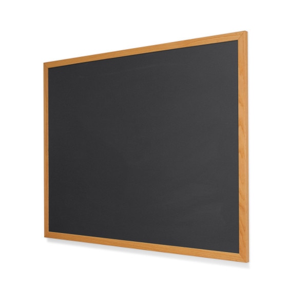 Gray Chalkboard w red oak no tray